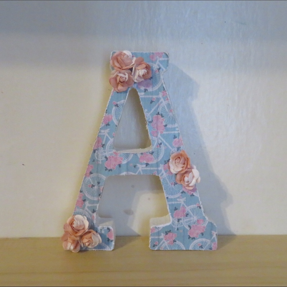 4 3/4 in. wooden letters